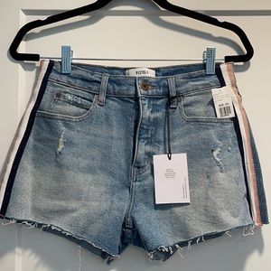 Pistola Denim Sparkle Racing Stripe Jean Short